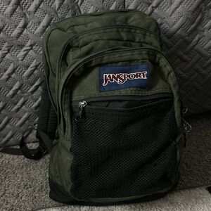 Green jansport bag